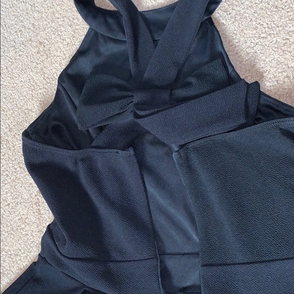 Roughed up black Mini dress - Picture 4 of 4